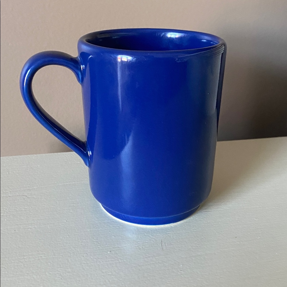 Kate Spade Dark Blue Ceramic Mug - Out to Lunch Mug - Picture 4 of 8